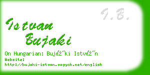 istvan bujaki business card